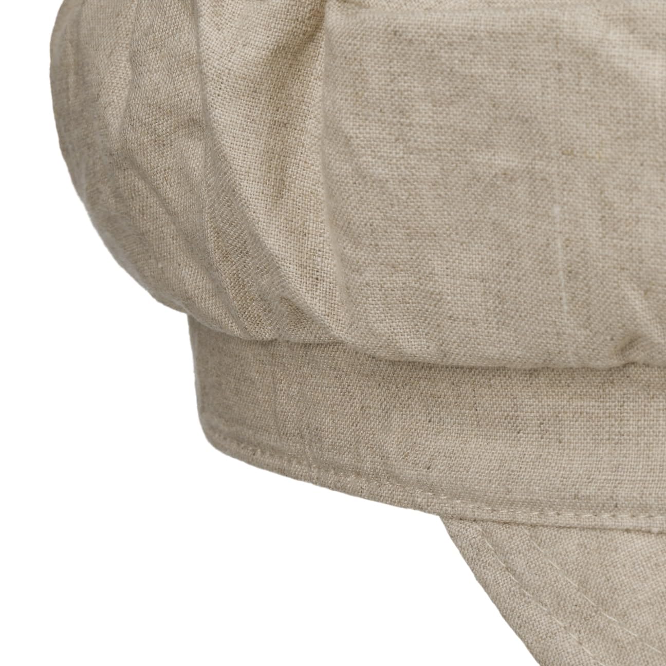 Lipodo Casquette Gavroche Reversible en Lin Bicolore Femme Printemps Ete