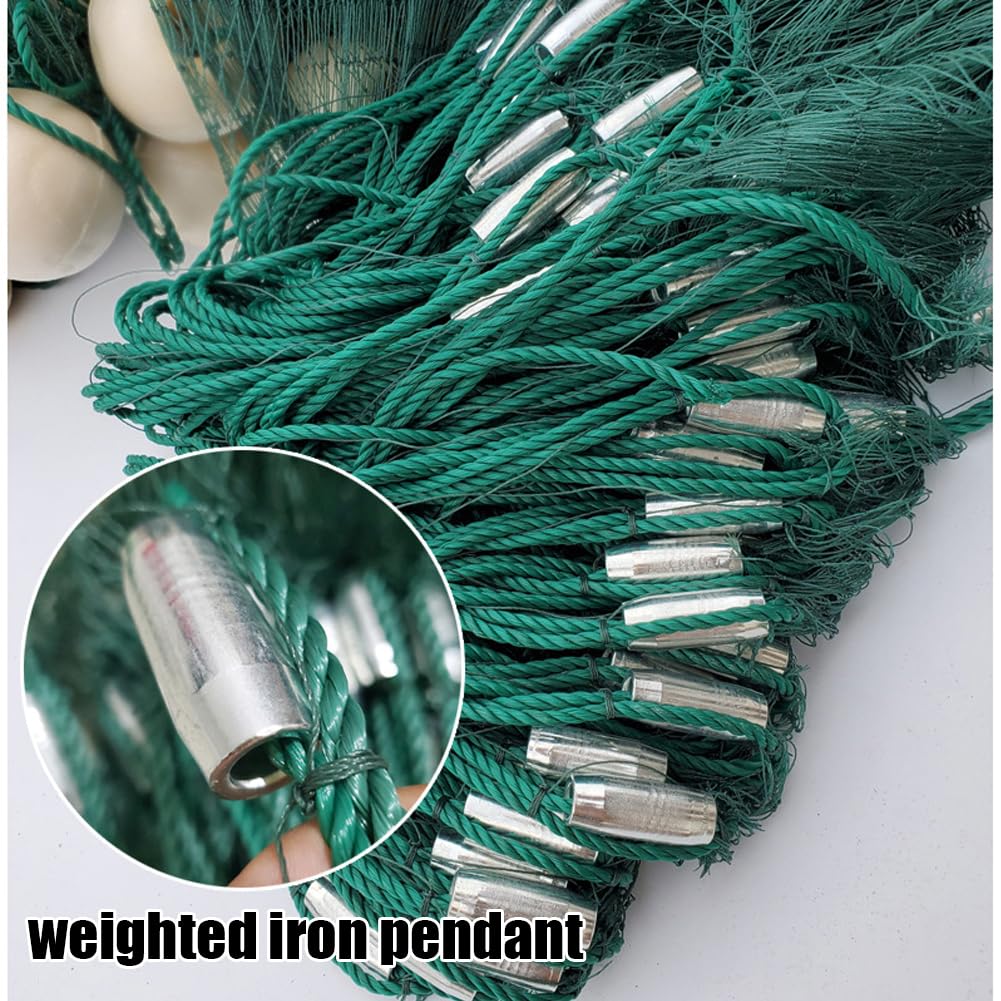10 x 65ft Fishing Net Commercial Fishing Net Polyethylene Net Authentic Net for Nautical, Fishing : Sports & Outdoors