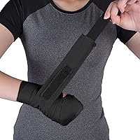 Vista 7 de 2 piezas de boxeo vendaje elástico de compresión para muñeca, guantes interiores de entrenamiento para artes marciales, kickboxing, muay thai