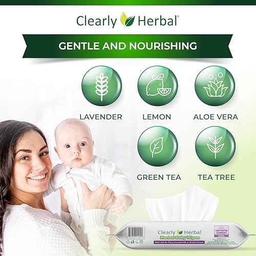 Miniatura 3 de Toallitas para bebé, hechas con aceites esenciales y extractos de hierbas naturales, Parent's Choice, paquete de 864 toallitas a base de plantas (12