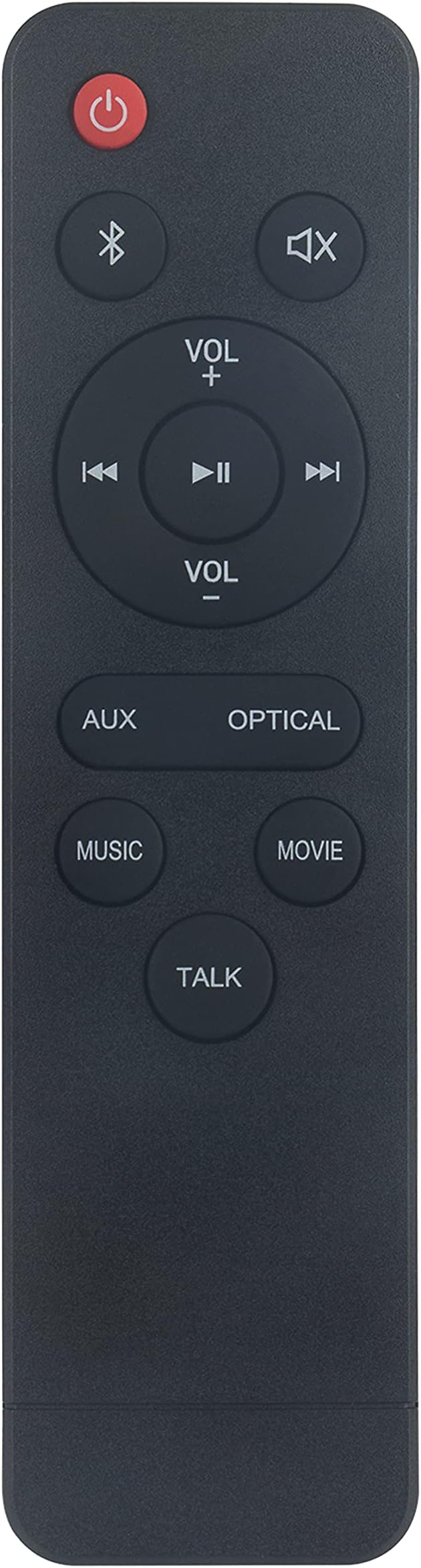 Replaced Remote fit for Onn Soundbar 100020788 100024201 100019624