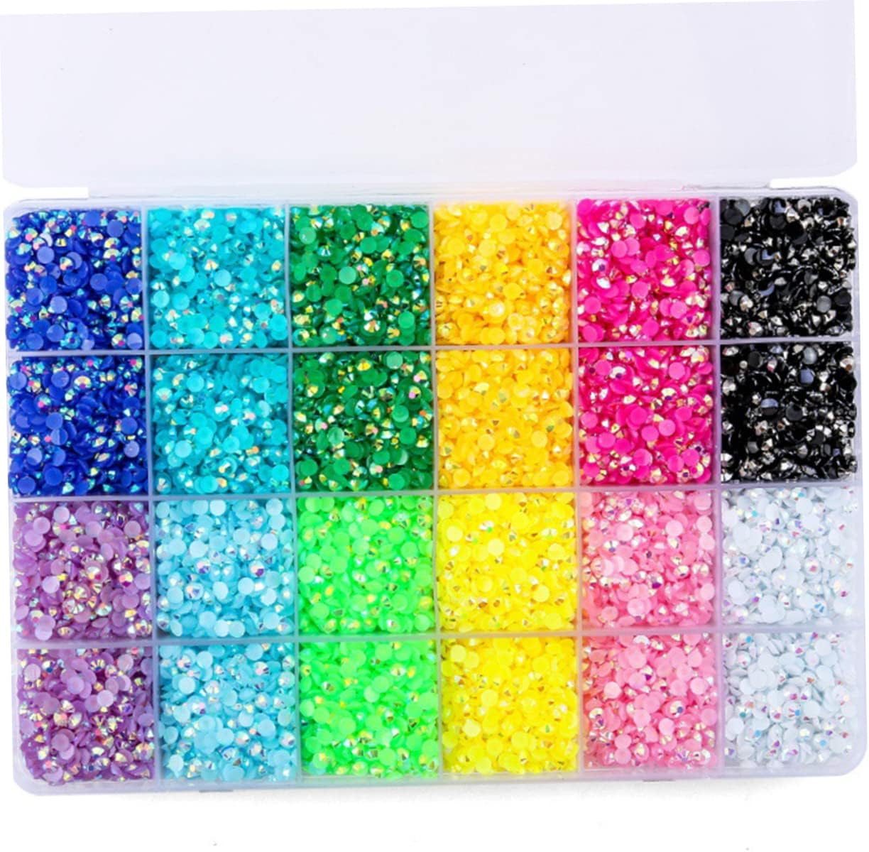 Jelly Resin Drill Nail Stones Nail Art Diamond Manicure Diamonds Easy Install Detach