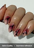 Vista 59 de ohora - Tiras de uñas de gel semicuradas (N Silver Chrome), blancas, metálicas, para cualquier lámpara de uñas UV/LED, larga duración, con 2