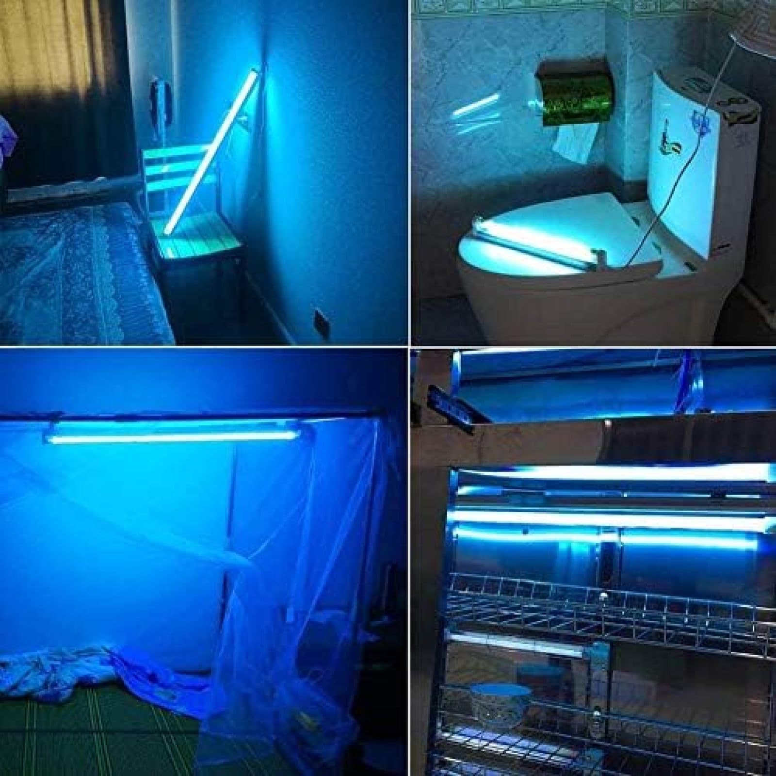 UV-Lampe, Desinfektions-Sterilisationslampe, UVC-Antibakterielle Rate, 100% tragbares Desinfektionsmittel, LED-Desinfektionslicht, Weiß, 30 W