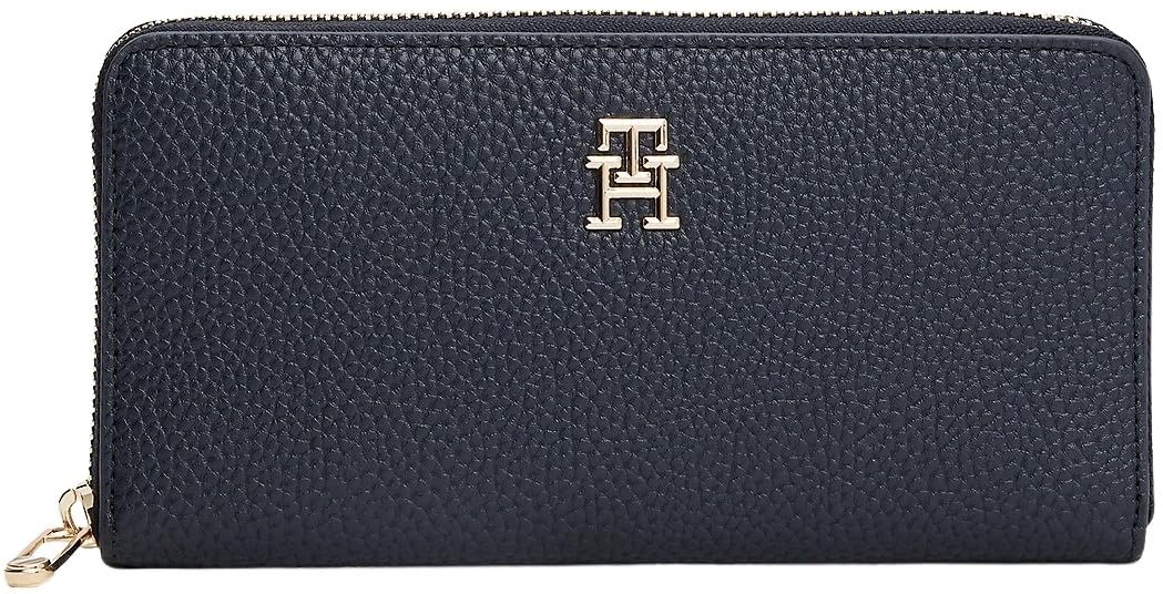 Tommy Hilfiger Damen Geldbörse Emblem Large Reißverschluss