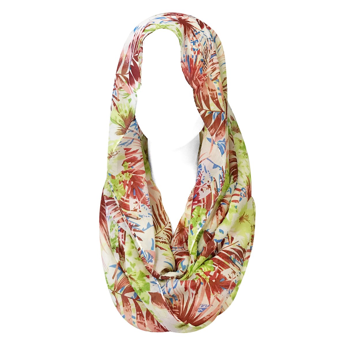 Wrapables® Bufanda infinita ligera retro