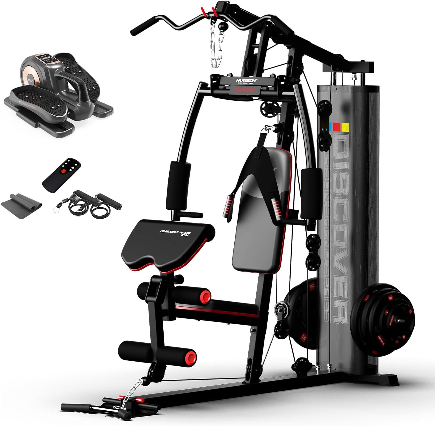 HARISON Home Gym with Elliptical Machine
