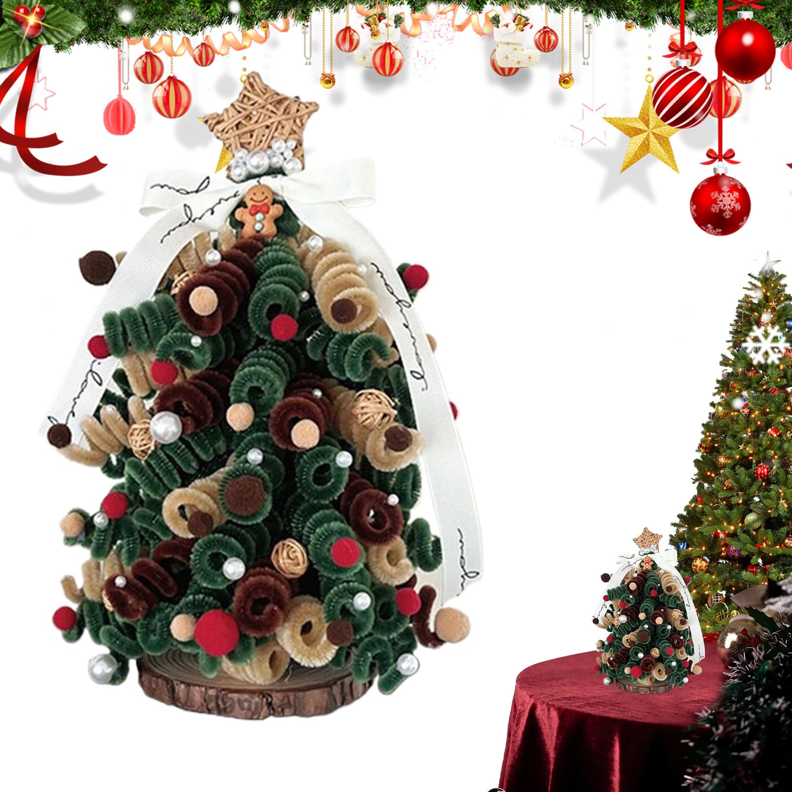Boules de sapin de Noël durables pour en finir avec le plastique fragile