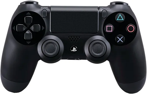 DualShock 4 Wireless Controller for PlayStation 4 - Jet Black (Renewed)