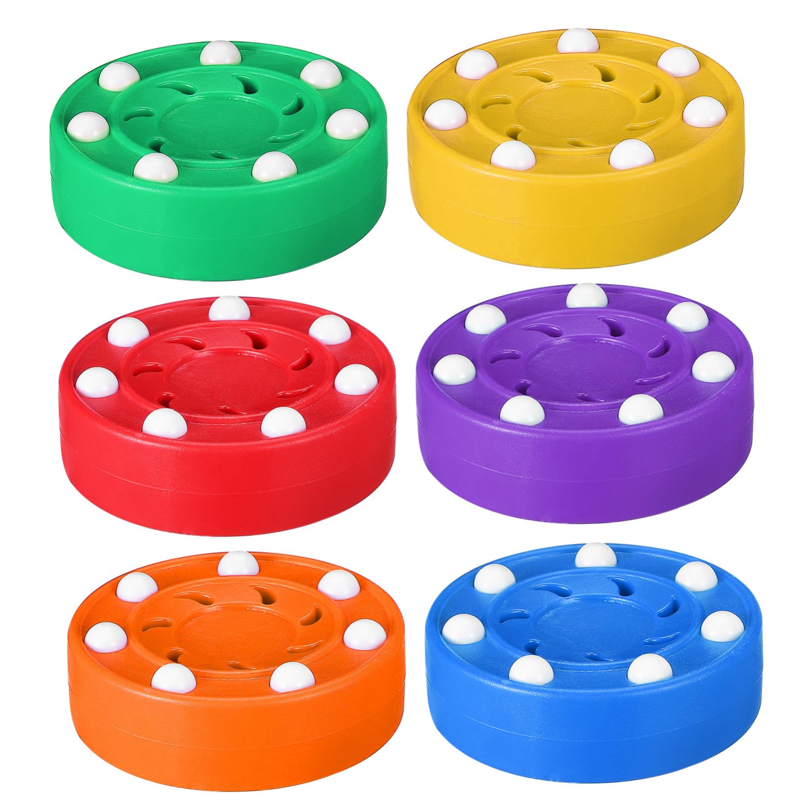 GOOHOCHY 6pcs Ice Hockey Hockey Pucks Bulk Training Hockey Accessories Hockey Balls Ice Hockey Puck Hockey Puck Hockey Indoor Gym Hockey Puck Roller Hockey Pucks Abs