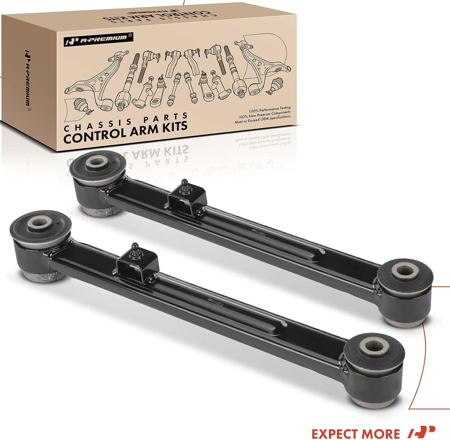 A-Premium 2 x Rear Upper Control Arms, with Bushing, Compatible with Ram 1500 2013-2023, 1500 Classic 2019-2023
