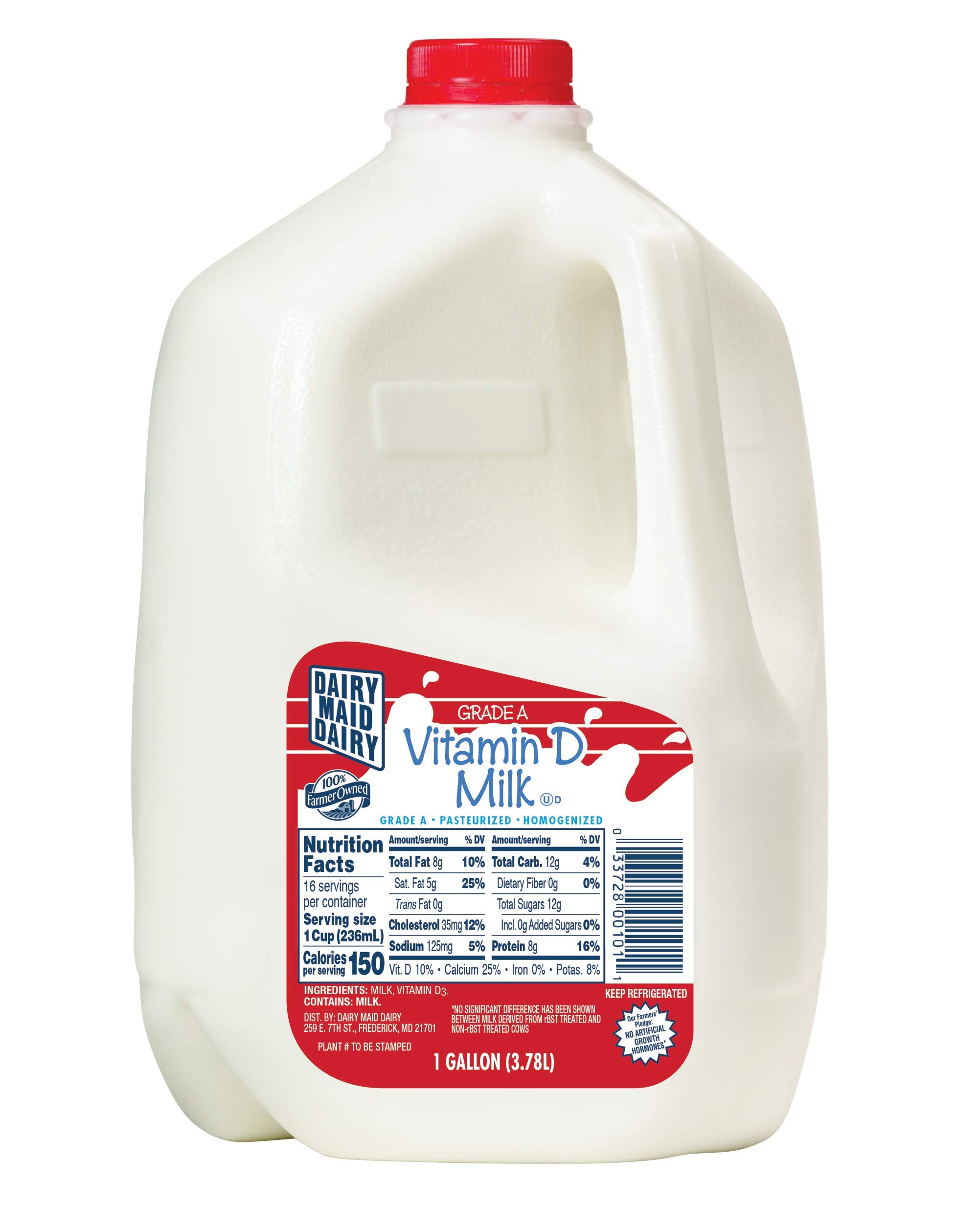 Dairy Maid Dairy Whole Milk, 128 Fl Oz