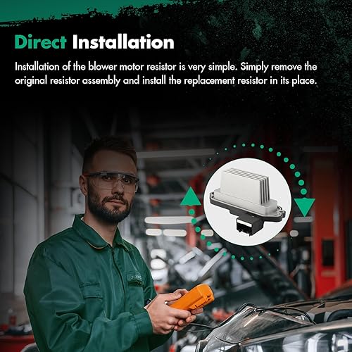 Miniatura 302 de SCITOO Resistencia de motor de ventilador HVAC para 2008-2013 para Chrysler 300/2008-2016 para Town & Country/2008-2010 para Dodge Charger/2008-2018