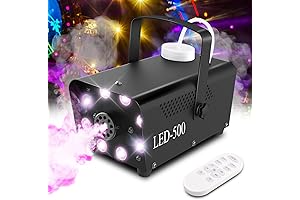 Upgraded Halloween Fog Machine with LED Lights: Your Halloween Party's Bone-Chilling Ambiance