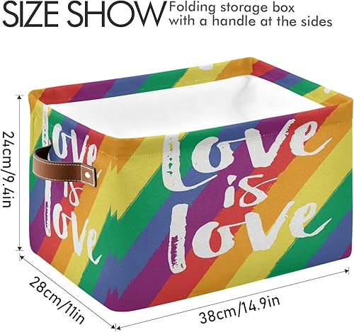 Miniatura 12 de AUUXVA Cesta de almacenamiento para fútbol, bola de fuego, caja de cubo de almacenamiento deportiva, de lona duradera, plegable, cesta organizadora