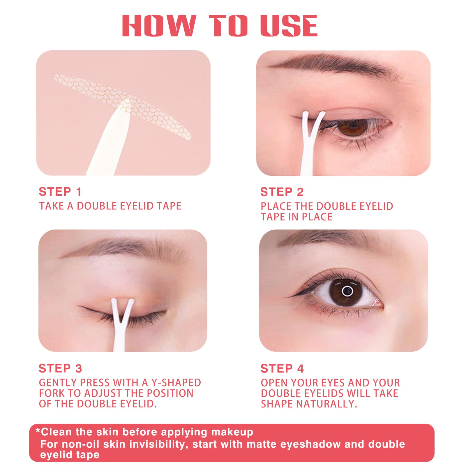 Eyelid Tape 632Pcs, Instant Invisible Eyelid Lifter Strips Ultra-Thin Breathable long-lasting Double Eyelid Tape for Hooded, Droopy, Uneven, Mono-eyelids-New upgrade.eyelid lifter strips
