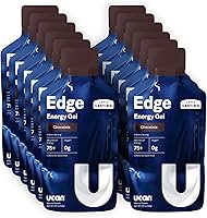 Vista 17 de Disparos de gel energético UCAN Edge, sabor a mango naranja (12 paquetes de 2 onzas) para correr, entrenamiento, ejercicios, fitness, ciclismo