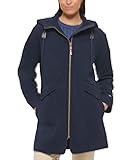 Womens Belted Zip Up Wool Coat