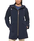 Womens Belted Zip Up Wool Coat