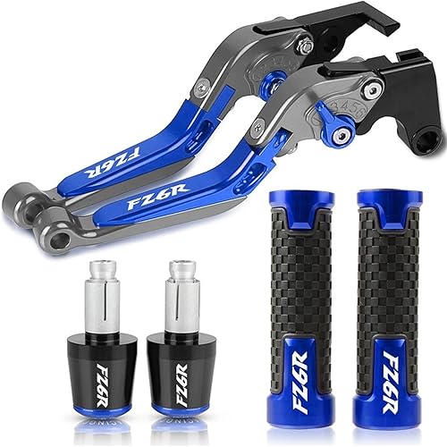 Levers Handlebar Motorcycle Brake Clutch Levers Handlebar Handle Grip End for Yamaha FZ6R FZ 6R FZ-6R 2009 2010 2011 2012 2013 2014 2015 2016 2017