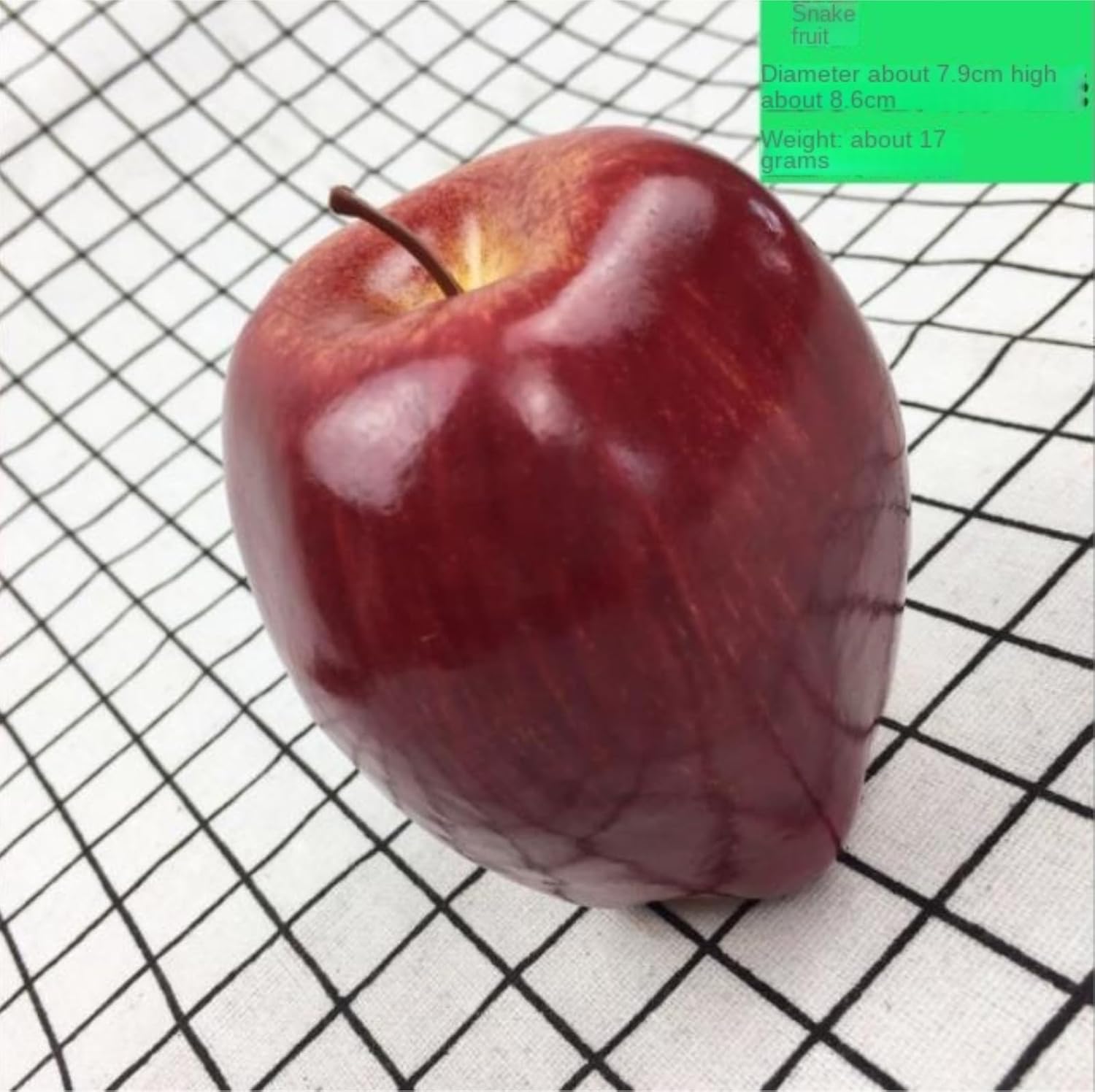 RUVOO Lifelike Faux Fruits Modle 6 Pieces of Simulated Fruit Artificial Fake Models for Home Decoration Photo Props