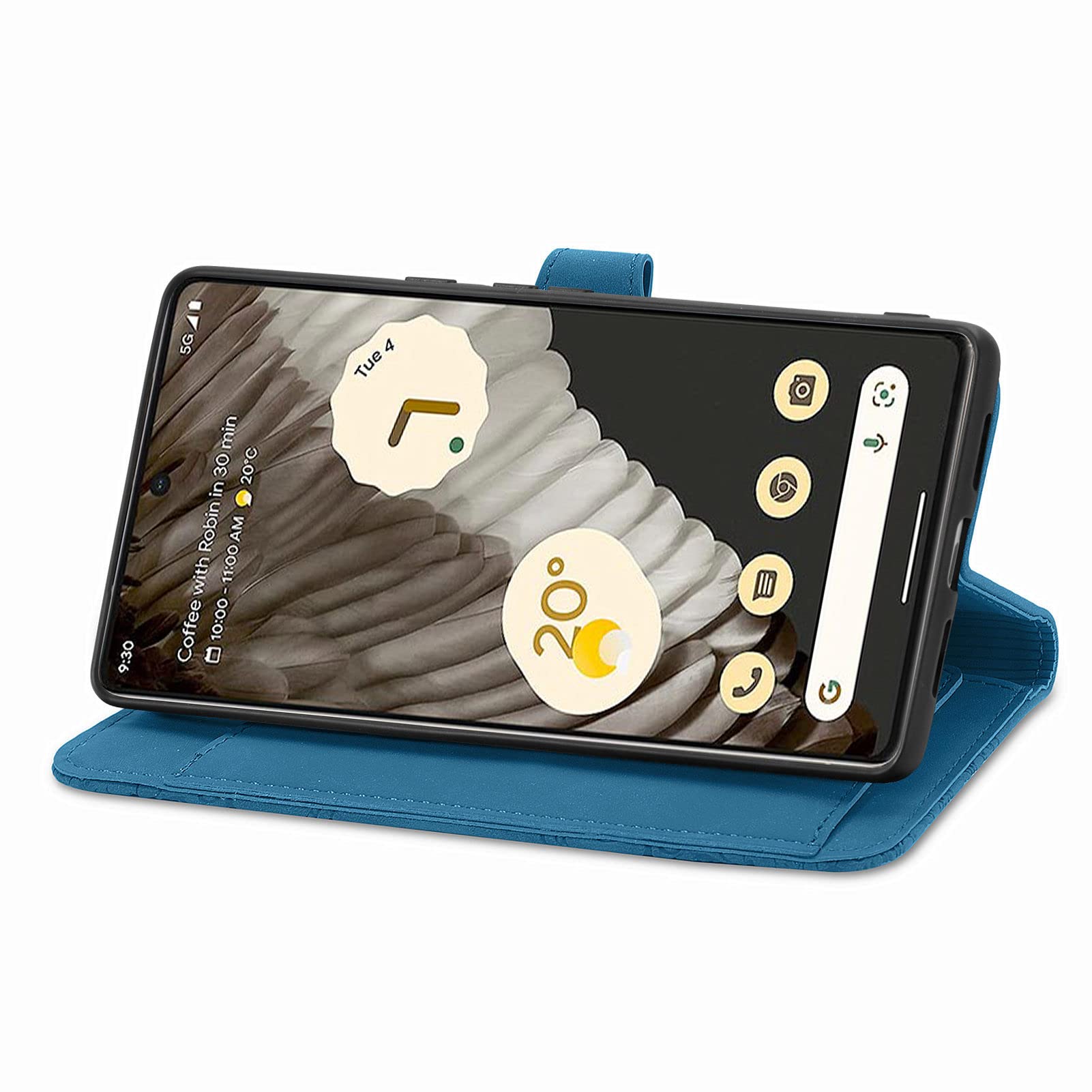 Handyhülle Für Google Pixel 7 5G | Klapphülle Mit Kartenfächern & Ständer | Kunstleder, Stoßfest, Magnetisch