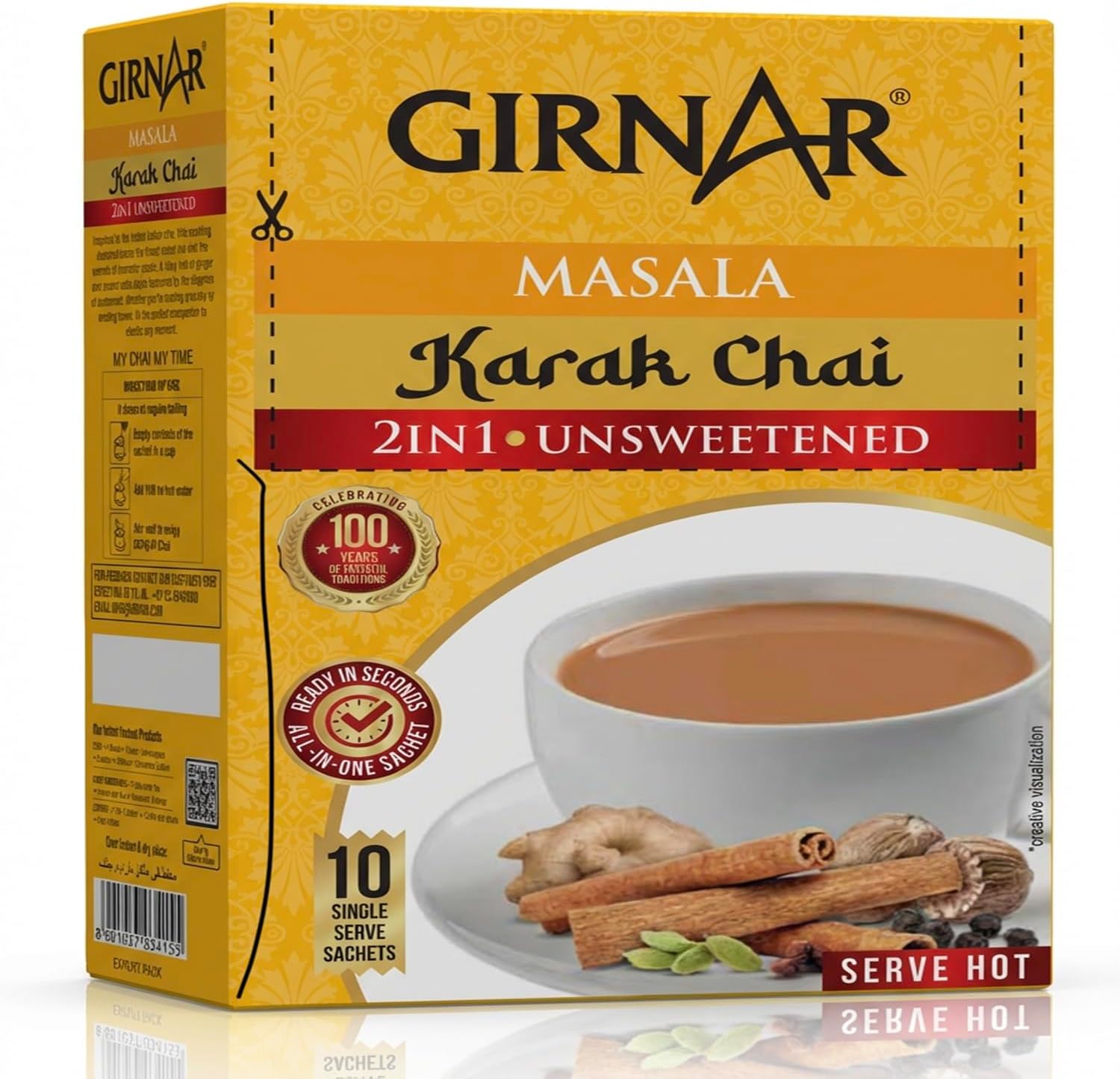 Girnar Instant Premix With Masala (10 Sachets Low Sugar)