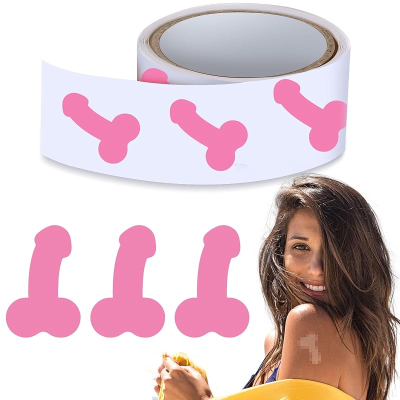 Loopeer Adesivos Autocolantes Decorativos com Tema Divertido, Rosa, 500 Unidades