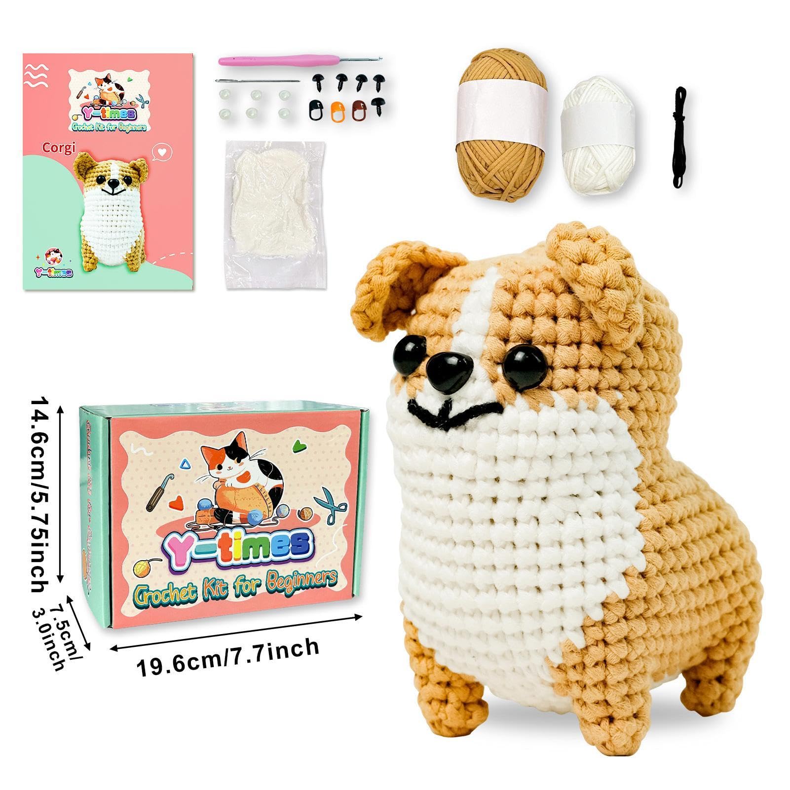Kit Crochet Pour Chien Débutant – Amusant Et Facile à Réaliser, Avec Tutoriel Vidéo
