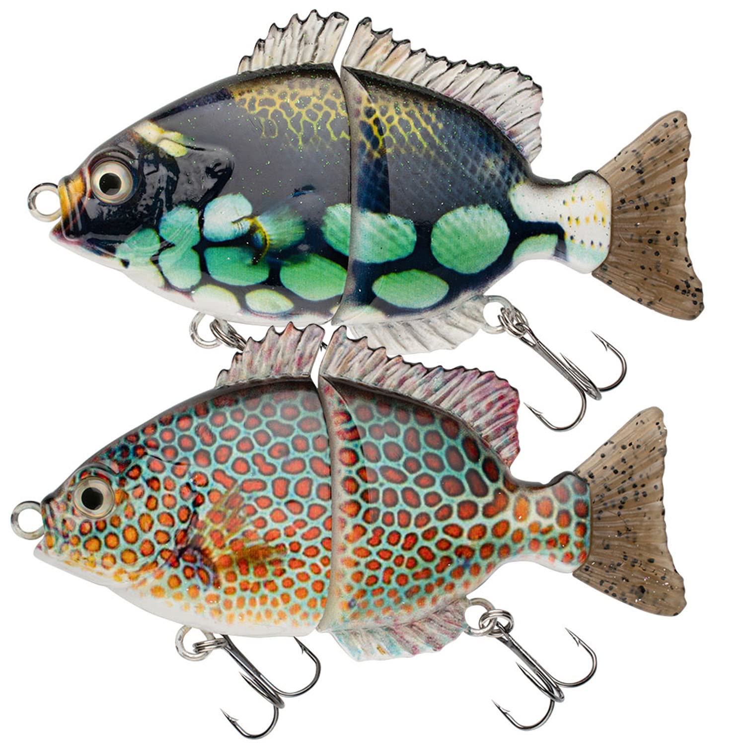 JOHNCOOMulti Jointed Swimbaits Kit Fishing Lures for Bass Trout Slow Sinking Freshwater Saltwater Lifelike Fishing Baits Box Gifts for Men