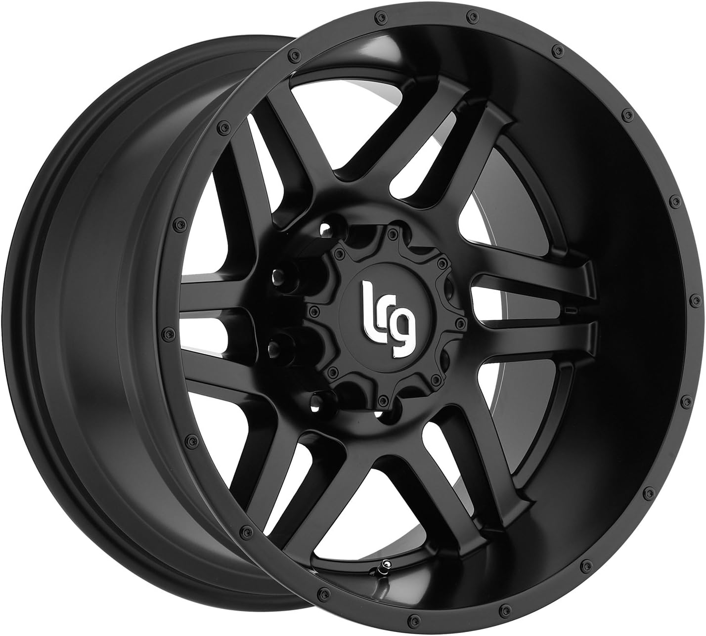 LRG Rims LRG111 Classico Wheel with Matte Black Finish (20x9"/8x180mm)