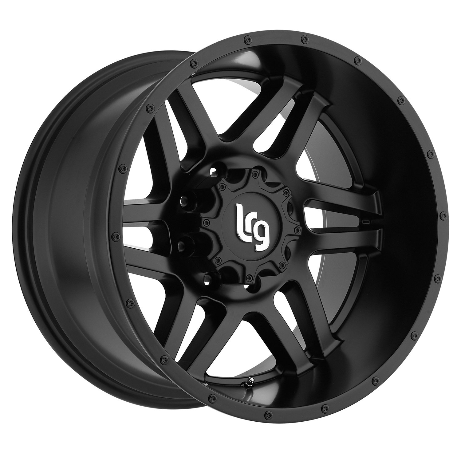 LRG Rims LRG111 Classico Wheel with Matte Black Finish (20x9"/8x180mm)