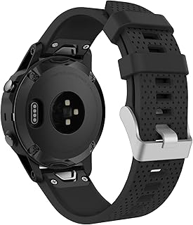 MoKo Band Compatible with Garmin Fenix 5S, Soft Silicone Replacement Watch Band Strap for Garmin Fenix 5S Plus, 5S Multisport 42mm GPS, Fenix 6S, Fenix 6S Pro Smart Watch, (NOT FIT Fenix 5 5X)