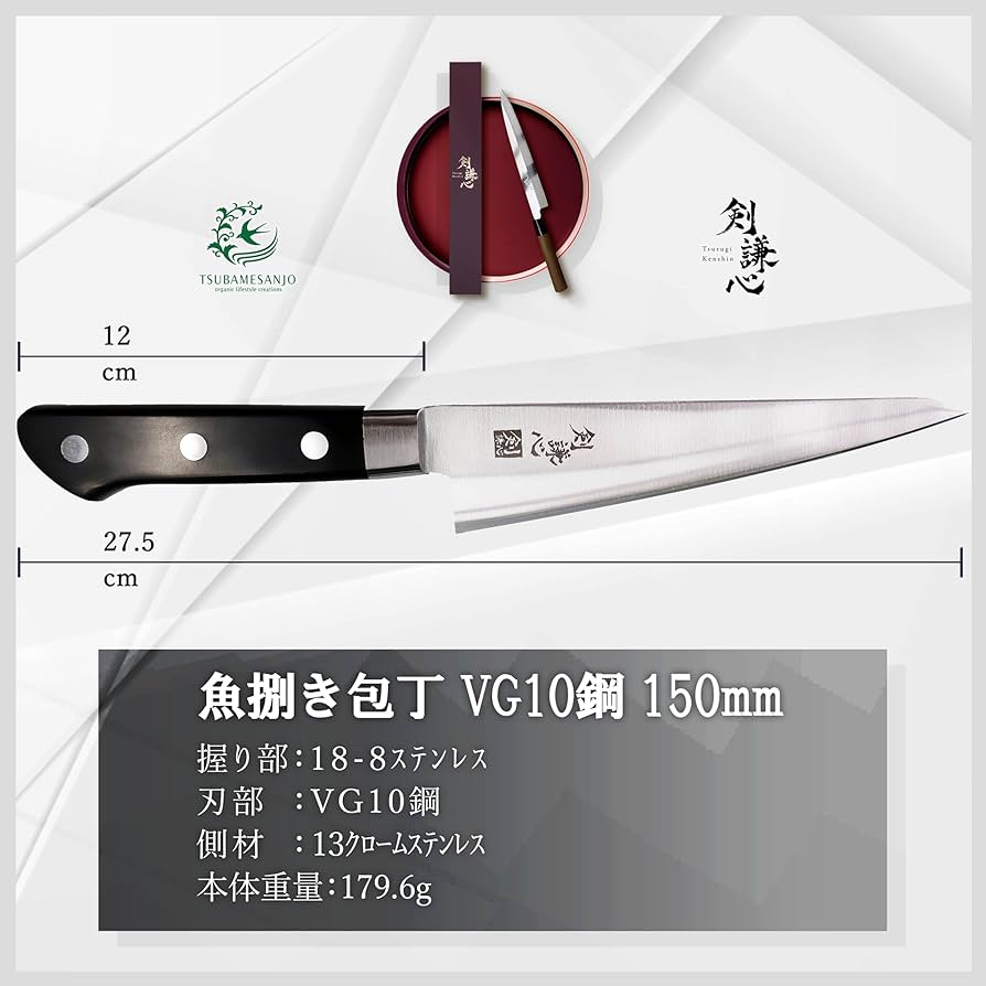 ②　特大出刃包丁　額付き　終始一貫（手彫り）魚へん（60文字） ① 特大出刃包丁 終始一貫（手彫り）魚へん（60文字） 額付き