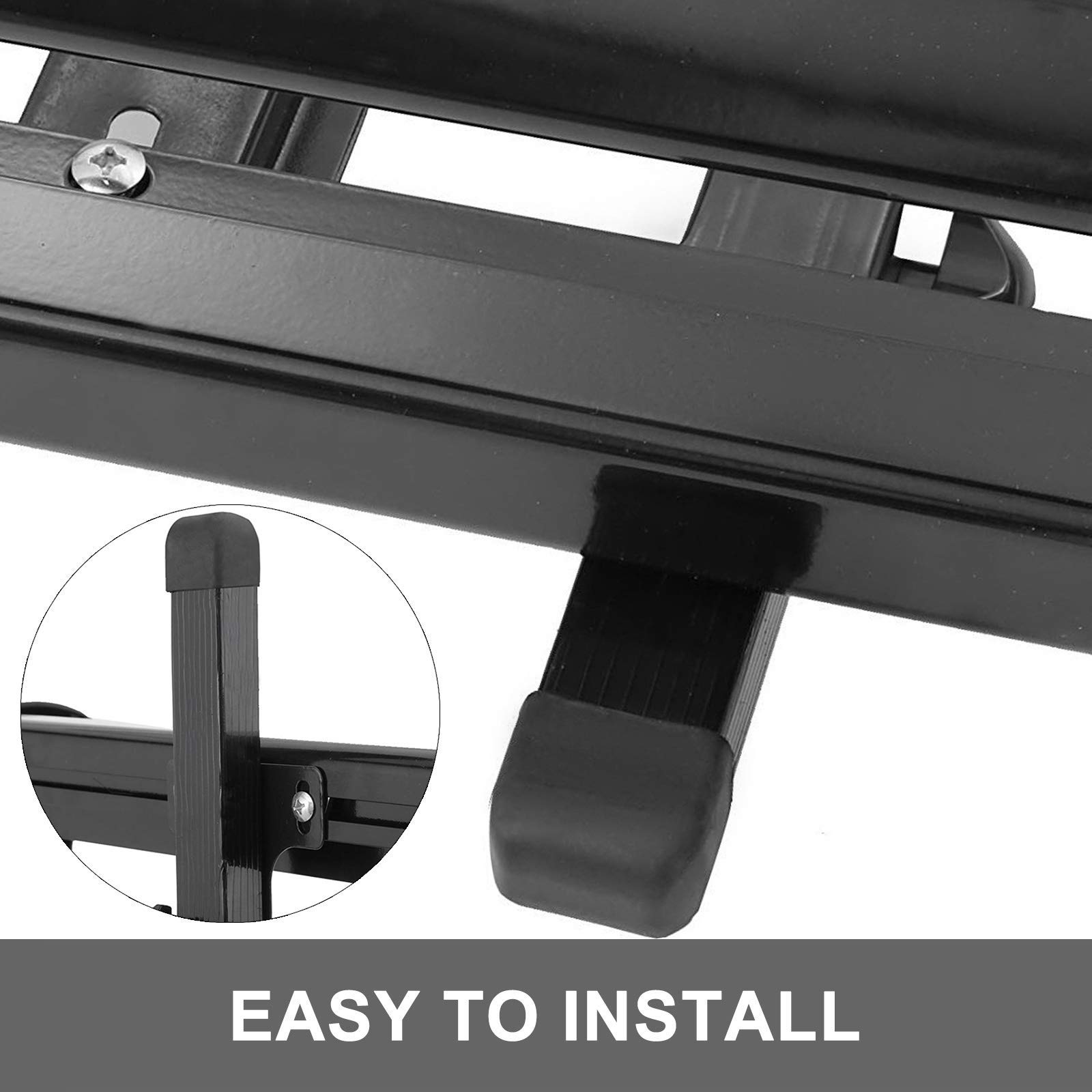 Buy VEVOR Roof Bars, 50"X 35.4"x5.5" Roof Basket, Aluminum Roof Rack