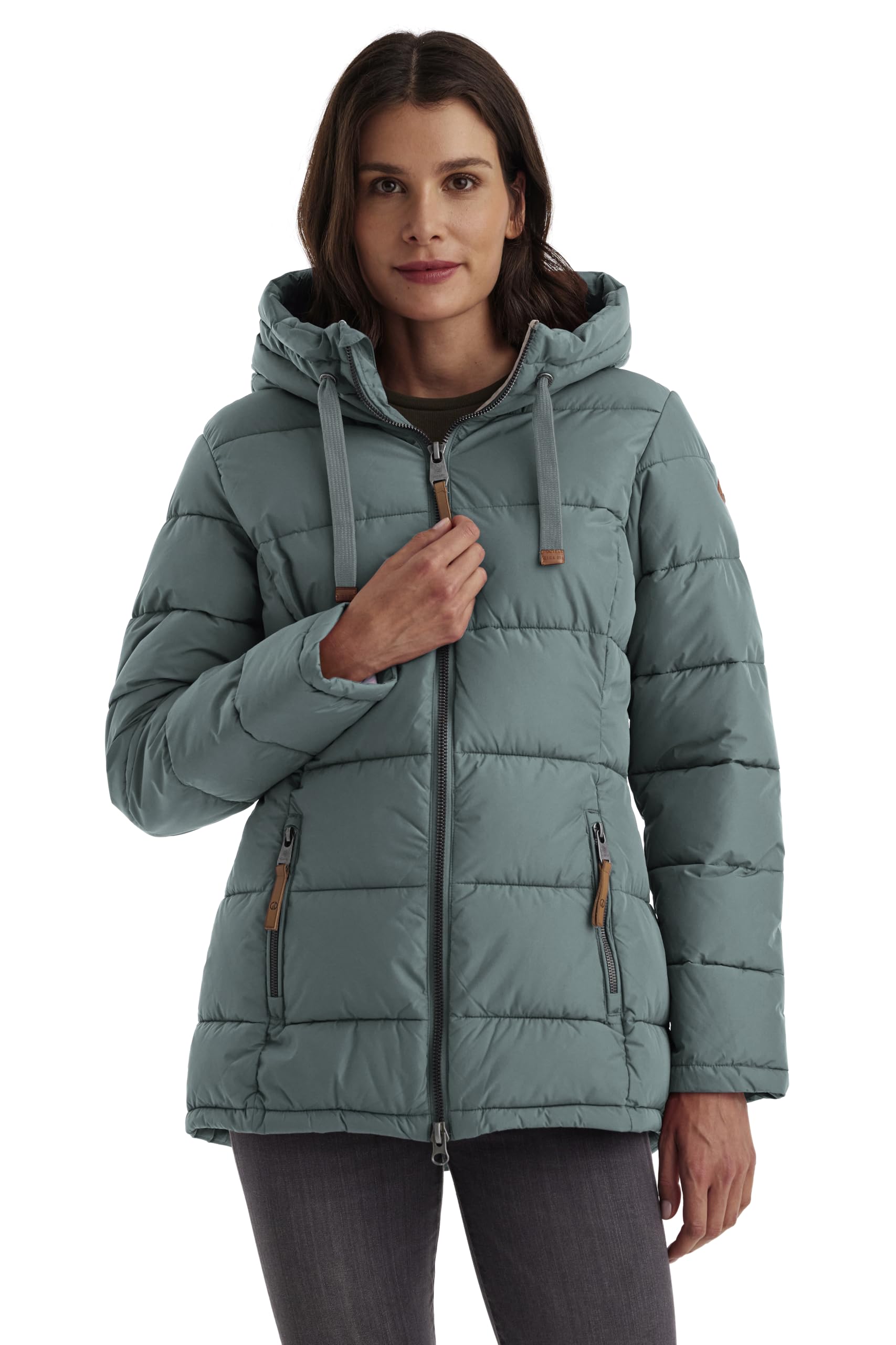 G.I.G.A. DX Damen Gw 12 Wmn Qltd Jckt Casual Steppjacke mit abzippbarer Kapuze