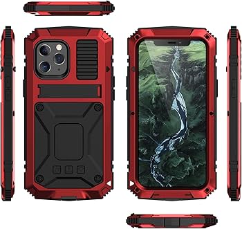 Amazon.co.jp: iPhone 12 Pro Max ケース DINGXIN 最強級金属