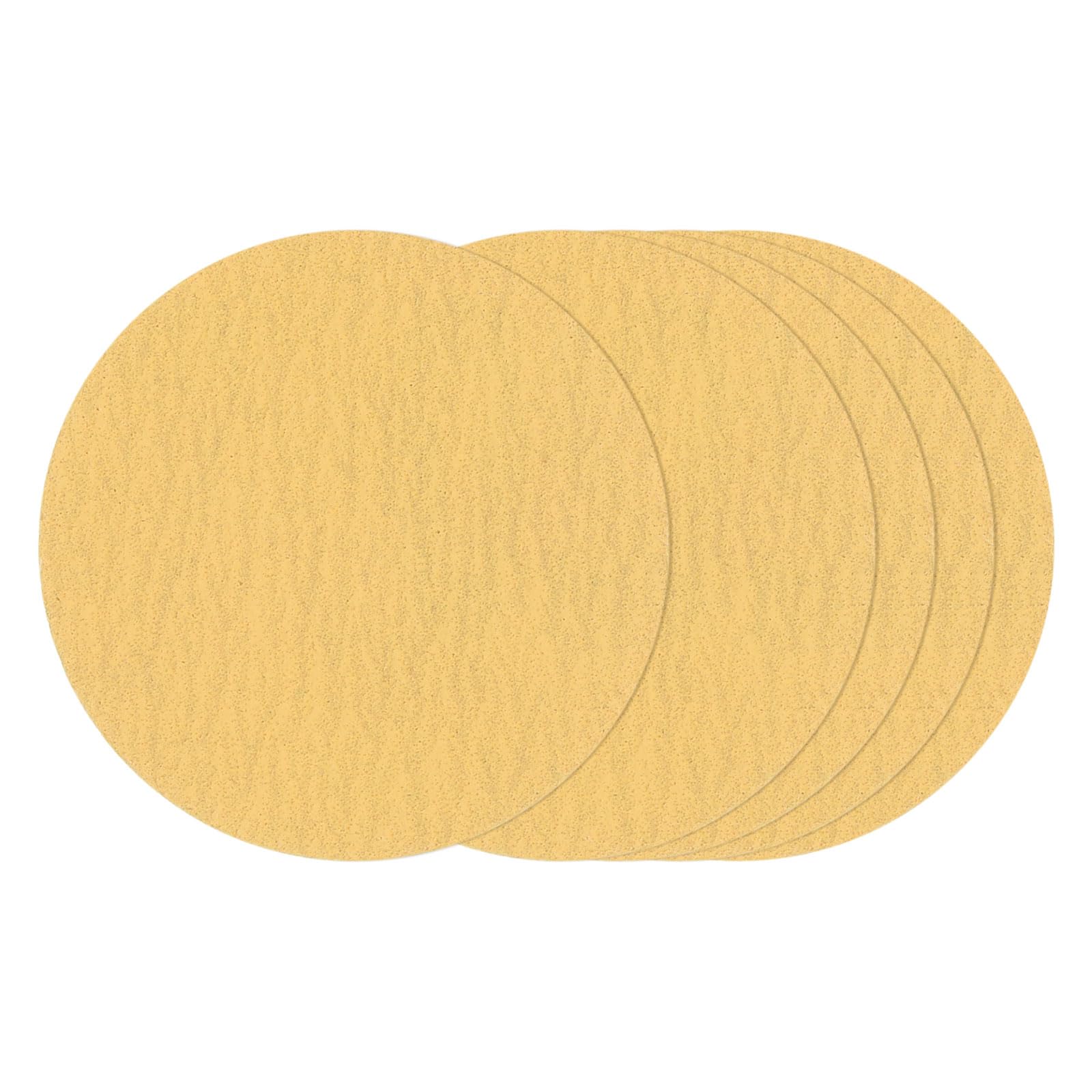 Kozelo 10 Pcs Sanding Discs 25 mm 240 Grit Hook and Loop Random Orbital Sandpapers Suitable for Drywall Sander Wood Metal Furniture, Yellow — image 1