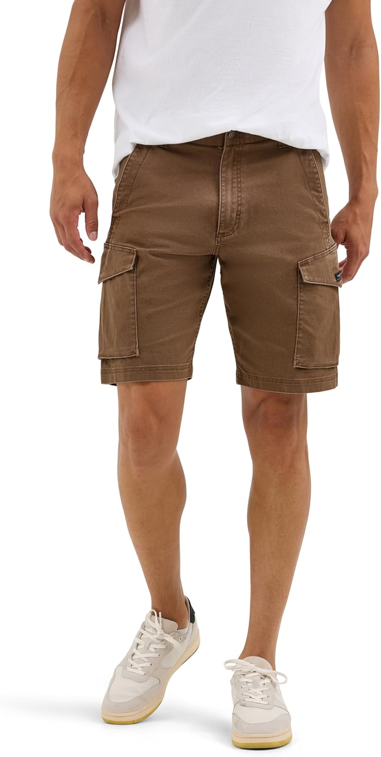 Wrangler Authentics Mens Comfort Flex Waist Cargo Short