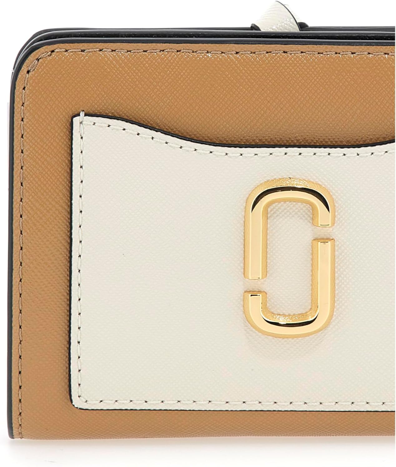 Marc Jacobs Women's The Mini Compact Travel Accessory Passport Wallet, Camel Multi, One Size