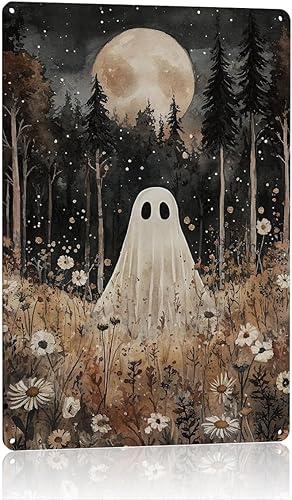 Miniatura 21 de Decoración de Baño de Halloween Arte de Pared de Baño Fantasma Gótico de Halloween Decoración del Hogar Espeluznante Interior Exterior Regalos