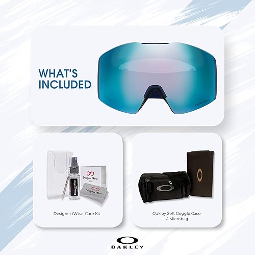 Miniatura 3 de Oakley Fall Line LARGEMEDIUM Ski Goggles For Men For Women OO7099, OO7103 + Designer iWear Care Kit