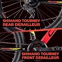 Cradiac XC 90 21 Speed High Performance Steel Mountain Cycles for Men with Front Suspension & Dual Disc Brake| 27.5 T 21 Geared MTB Bike | Ideal for 14+ Years, Unisex, Frame Size : 18.5 inch gallery image