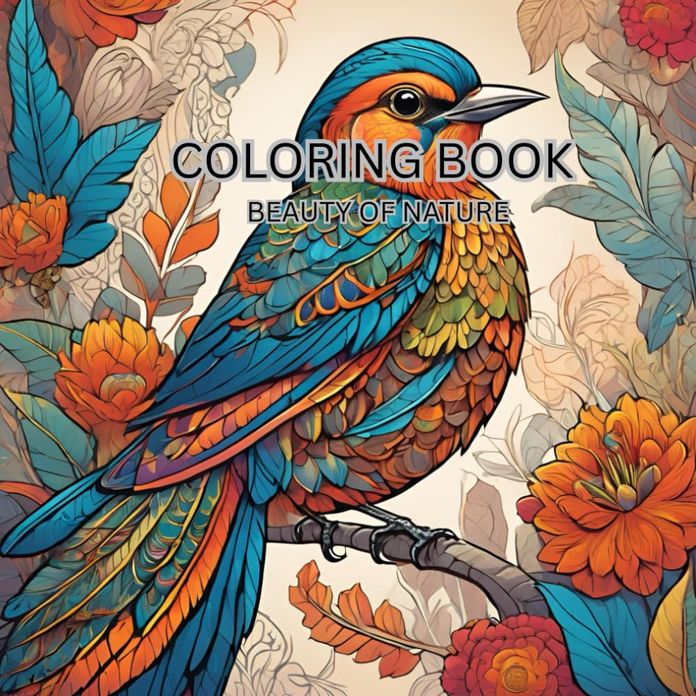 Whispers of the Wild, a Beautifully illustrated Coloring Book For Relaxing and Mind Clarity