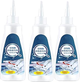 Active Enzyme Laundry Stain Remover, Active Enzyme Laundry Decontamination, Active Enzymaticlaundry Cleaning, Active Enzyme Laundry Stain Remover - Garment Stubborn Stain (3pcs-b)