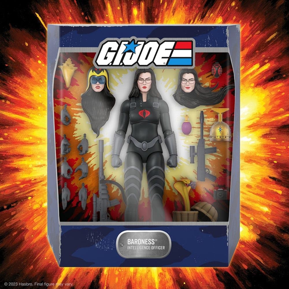 Super7 ULTIMATES! G.I. Joe Baroness in Black Suit - 7