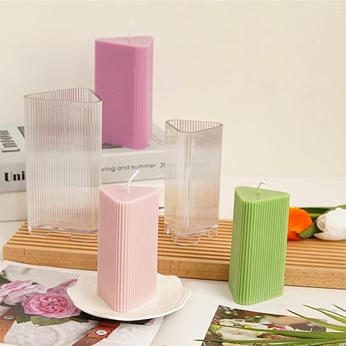 Miniatura 8 de MILIVIXAY 2 moldes para velas cónicas  Moldes de vela de pilar  perfectos para hacer velas de emergencia, velas de campanilla, velas de mesa,