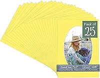 Vista 43 de CountryArtHouse Marco ovalado verde cazador de 5 x 7 pulgadas, sin ácidos, con núcleo blanco, corte biselado para fotos de 4 x 6, se adapta a marcos