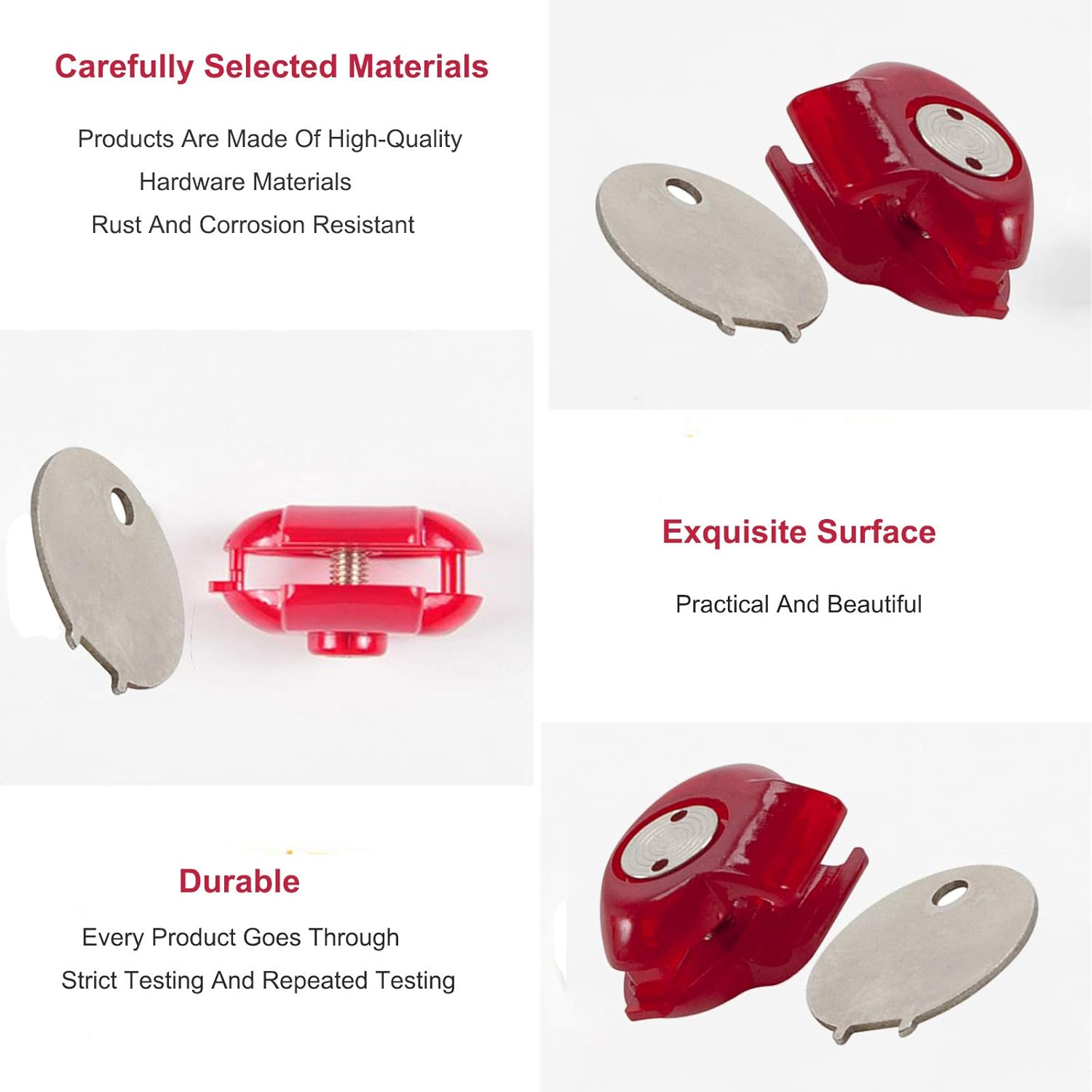 Universal Trigger Lock Fit Most Handguns Shotguns and Rifles (16pcs Red)