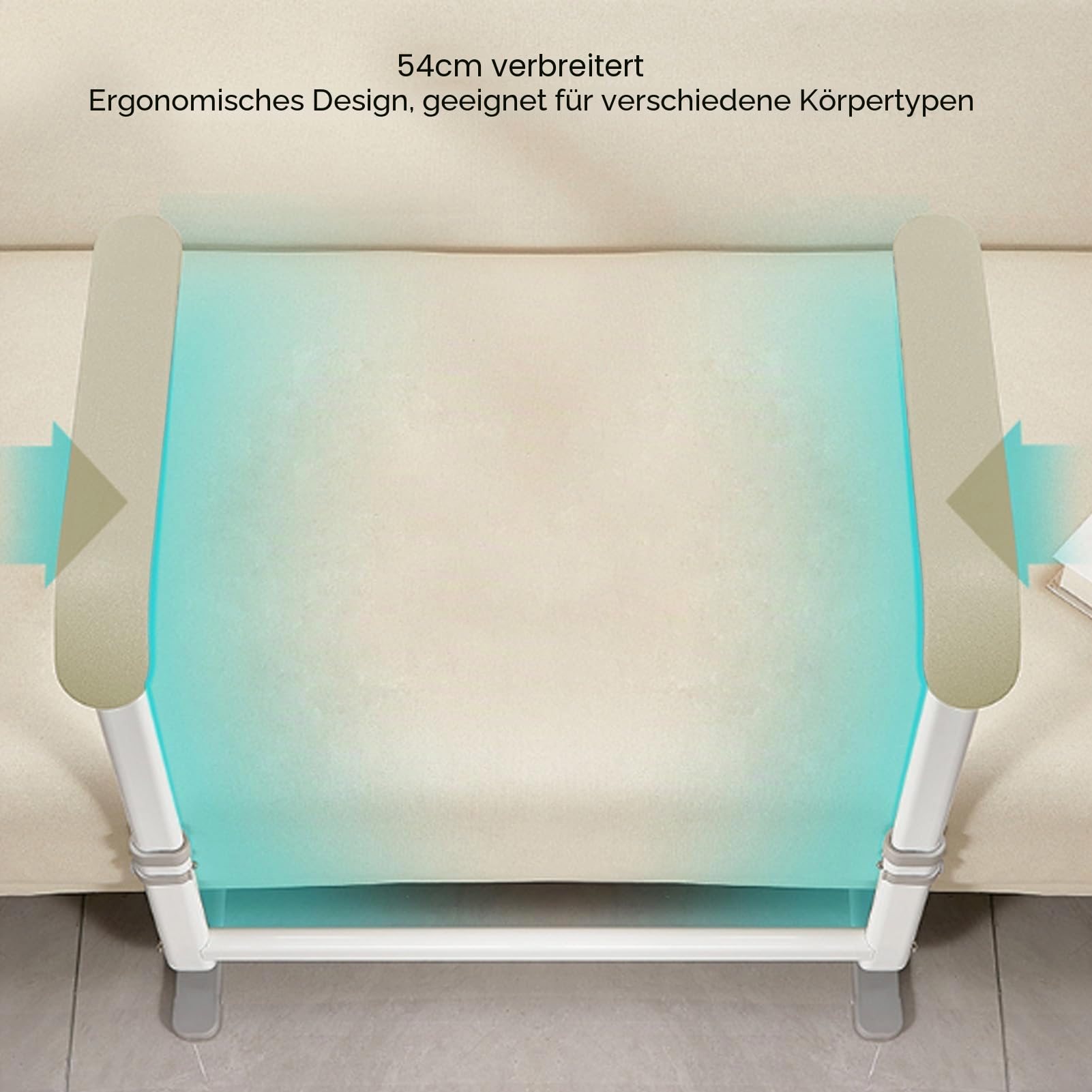 Chr Couch-Aufstehhilfe, 6-Fach höhenverstellbar, rutschfeste Couch-Hebehilfe für die Mobilität älterer Menschen und tägliches Stehen und Sitzen, mit TPE-Griffen